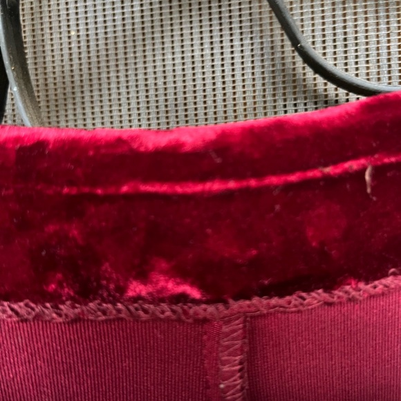 Vintage Betsey Johnson red velvet dress/cloak - Picture 5 of 7
